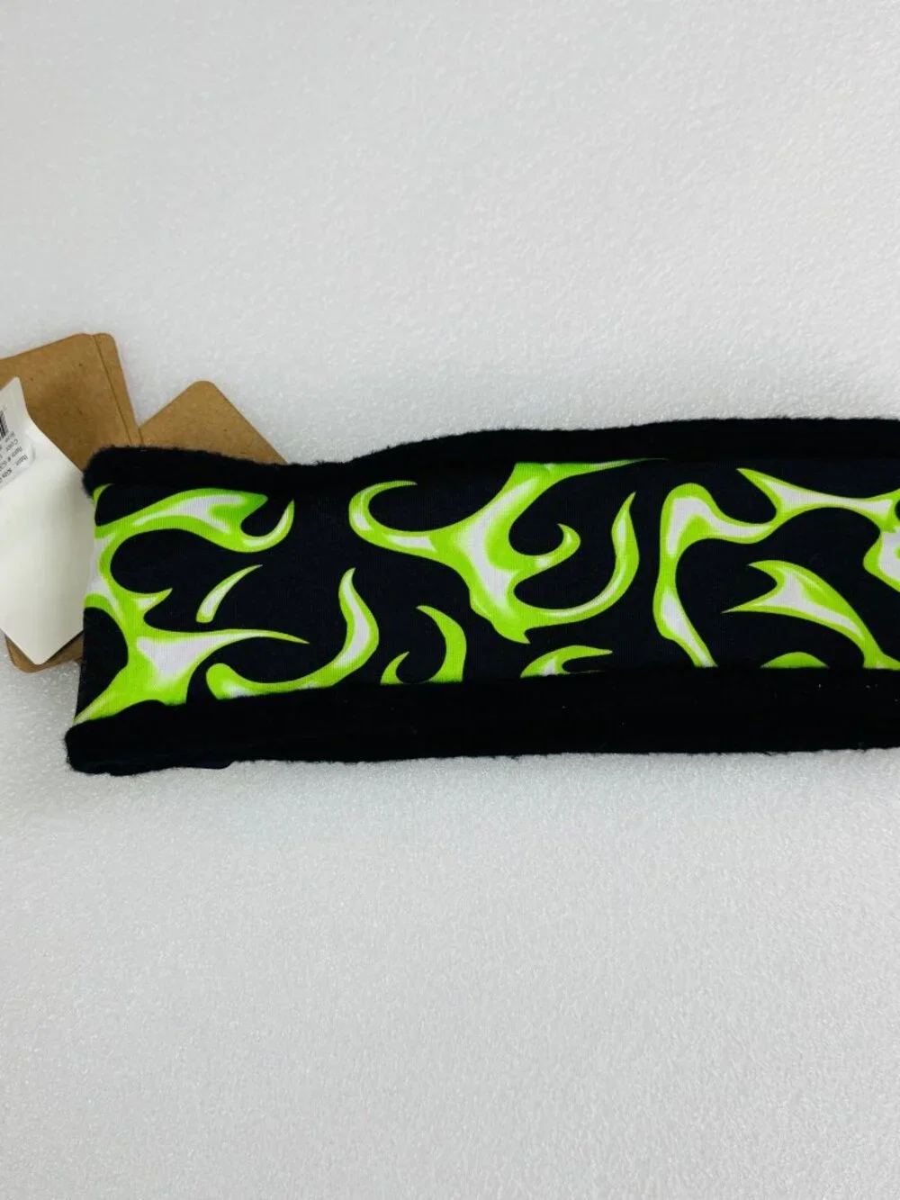 Turtle Fur Fleece Bandula Headband Black Green Dragons Breath Winter Comfort